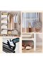 Multipurpose Clothing Garment Coat Rack with 4-Basket and Hooks Heavy Duty Metal Clothes Shelf Stand - 3