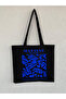 Mattisse Patterned Tote Bag - Artistic Gabardine Shoulder Bag - Women's Shopping Bag