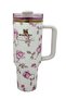 x LoveShackFancy Quencher 40OZ Ribbon Rosa