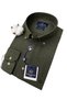 Men's Slim Fit Cut Plain Linen Long Sleeve Shirt