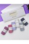 Box of 6 College Socks Colorful Cotton