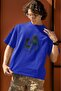 Men/Women La Transfer Printed Round Neck Short Sleeve T-Shirt - 2