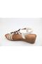 25Y145-4 Orthopedic White Women's Sandals - 3