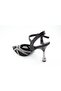 086-5006-1 Black Women's Heeled Shoes - 3