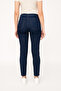 Esra Dark Blue High Waist Lycra Comfortable Skinny Jeans - - 3