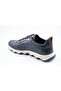 20414 Genuine Leather Navy Blue Men's Casual Shoes - 3