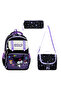 Korean Style Girls' Orthopedic Primary School Backpack Thermal Lunch Box and Pencil Case First School Set