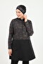 Water Repellent Quick Dry 3-Piece Fully Covered Hijab Swimsuit Set - 3