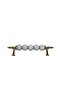 2 Pieces Beaded Handle Cabinet Drawer Furniture Handle - 2