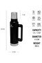Legendary Classic Thermos 1.4L Matte Black Flask Black - 2