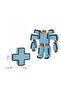 Number Robots Transforming Action Figures Set, STEM Building Toy Gift for Kids - 8