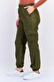 Women Regular Fit Drawstring Track Pants, Olive - 4