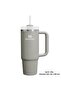 Quencher H2O Flowstate ™   Tumbler Thermos with Straw 0.8L Flask with Straw Gray - 4