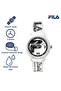 Adult Unisex Analog Watch, White 38-321-303, 44 mm - 2