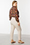 Skinny Trousers with Elastic Waist - 4