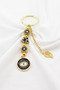 Black Lotus Flower Evil Eye Keychain, Gift Bag Ornament - 2