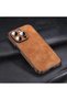 -Leather Protective Case with MagSafe for iPhone 13 Pro Max, Brown - 7