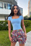 Women's Square Neck Short Sleeve T-Shirt - 7