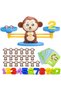 Monkey toy balance, educational math - 2