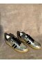 Noble Shoes Genuine Leather Gold Sneaker - 3