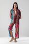 Anatolian Inspired Special Design Linen Textured Woven Kimono Trousers Set of 2 - 6
