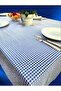 Blue Plaid Table Cloth – 160X160 cm |   Spacious, Stylish and Suitable for Daily Use