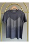 Shiny Stone Bustier Look Tshirt - 6