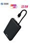 Zoook 10000mAh Power Bank with Built-in USB-C Fast Charging Cables