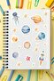 254 Pieces Space Themed Sticker Set - Pen Water Bottle Notebook Glass Table Laptop Tablet Sticker Water Resistant - 5