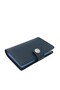 Genuine Leather Men's & Women's Card Holder Wallet - Transparent Pocket - Handmade