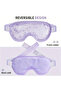 Hot and Cold Beaded Ice Gel Therapy Eye Mask (Purple) - 3