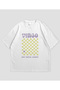 Virgo Printed White Oversize T-Shirt Unisex 100% Cotton Crew Neck T-Shirt - 3
