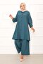 Roba Detailed Buttoned Double Suit Mint