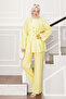 Kimono Set with Belt and Buttons Yellow
