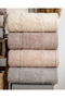 Buldan Production Special Occasion Deluxe Jacquard Maya 4-Piece Hand/Face Towel Set I 50x90 - 3