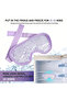 Hot and Cold Beaded Ice Gel Therapy Eye Mask (Purple) - 6