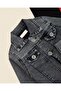 Boys' Seasonal Flexible Fabric 3-Piece Jogger Set |   T-Shirt, Denim Jacket and Pants 2-9 Years R1991 - 6