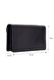 Aura Genuine Leather, Handmade, Phone Compartment, Women's Wallet, Charcoal Black - 3