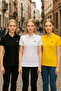 Women's 3 Pack Short Sleeve Summer Polo Neck T-Shirt