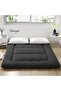 Japanese Floor Mattress, Roll Up Quilted Bed Futon Mattress, Thicken Sleeping Pad, Portable