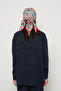 Women's Lacquered Color Single Pocket 100% Linen Shirt - 5