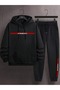 MEN'S PRINTED HOODED TRACKSUIT SET - 2