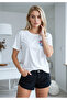 Comfortable Fit Print Detailed T-Shirt 38684Wyz