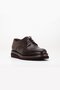 Genuine Leather Men's Classic Shoes Brown Thick Sole Tied Flat - 4