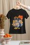 Dragon Ball Collar 100% Cotton Printed Short Sleeve Children's and Teenagers' T-Shirt