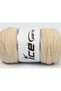 Lot of 2 X 200Gr Skeins Ice Yarns Saver Hand Knitting Yarn Light Beige
