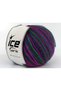 Lot of 4 X 100Gr Skeins Ice Yarns Wool Varicolor Worsted (25% Wool) Yarn Green Shades Purple Shades