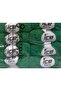 8X50Gr. Violino Acrylic Green Stripe, Summer Yarns, 100% Acrylic - 4