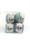 Lot of 4 X 100Gr Skeins Ice Yarns Summer Color (70% Cotton 30% Viscose) Yarn Mint Green Lilac Pink - 4