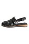 Genuine Leather Women's Knitted Sandals – Closed Toe – Adjustable Buckle – Size 35 42 - 4